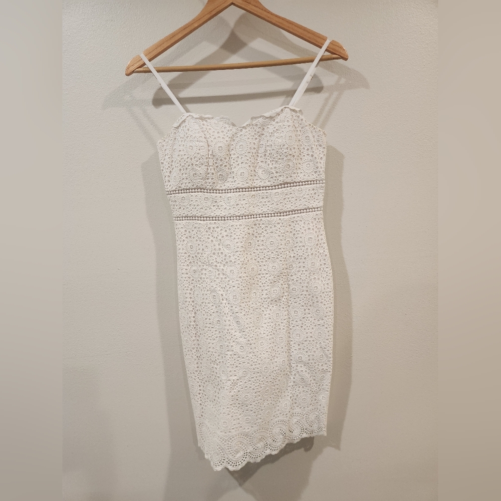 Lilly Pulitzer White Eyelet Mini Dress